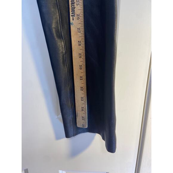 VEDA-Reformation Lambs Leather Crop Pants - Picture 8 of 13